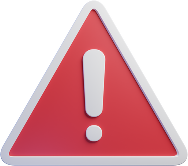 trouble sign 3d illustration